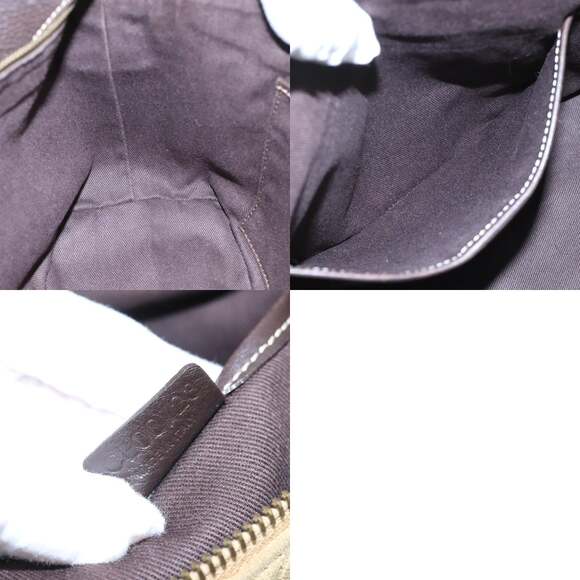 CELINE C Macadam Canvas Shoulder Bag Beige - Picture 12 of 12